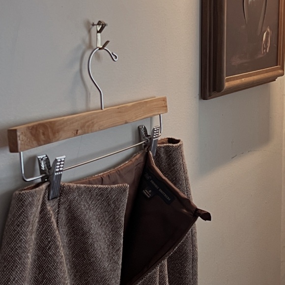 Brooks Brothers Wool Blend Skirt w Slit - Picture 2 of 11